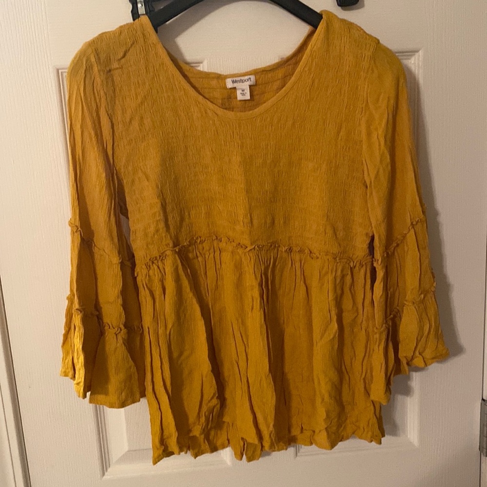 Gold blouse